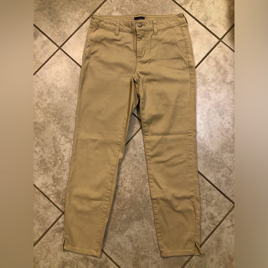 Nydj Khaki Ankle Pants